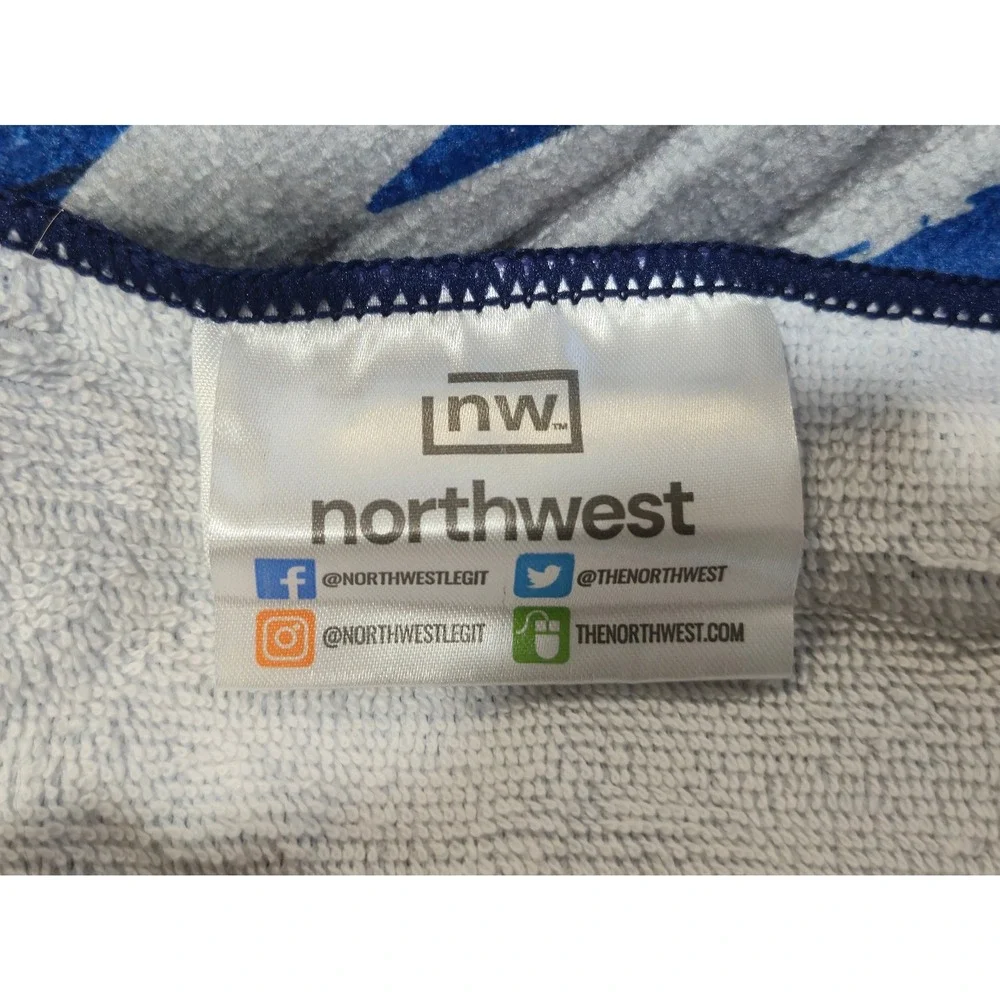 Northwest Penn State Nittany Lions Kids Hooded Beach Bath Towel Blue Poncho